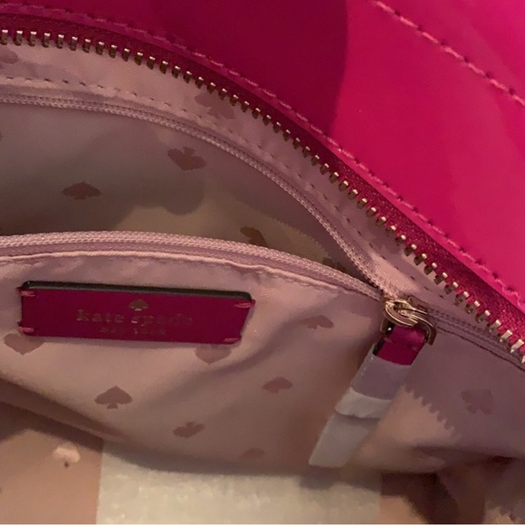 Kate Spade Stunning Shiny Handbag Clutch - Picture 8 of 16